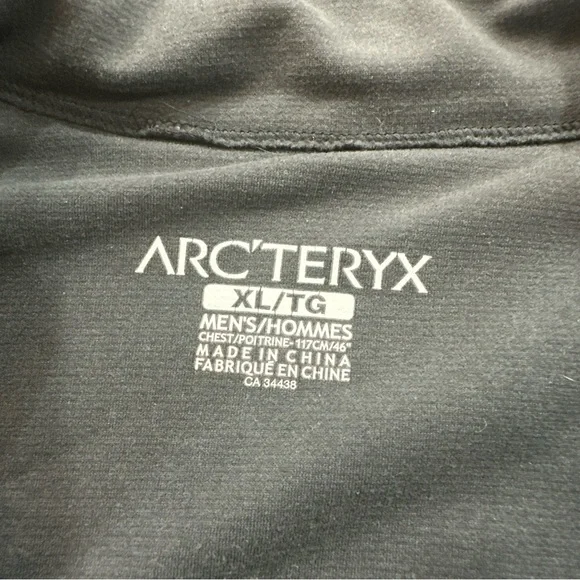 Men's Arc'teryx Covert Heather Black XL Vest Excellent